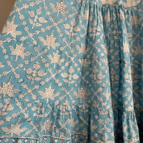 Sur La Vague Mini Dress Floral Boho Beach Cover Up Resort Petite O/S - Picture 3 of 6